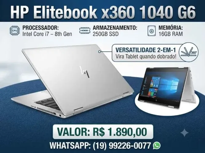 Hp Elitebook X360 1040 G6- Intel Core I7