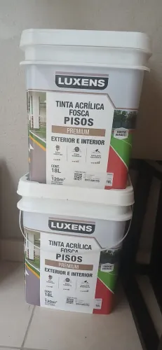 Tinta acrilica fosca premium 18L LUXENS