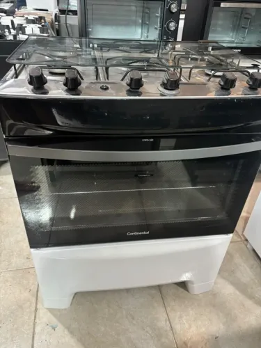 FOGÃO CONTINENTAL 5 BOCAS BRANCO - PRATICIDADE E SEGURANÇA!