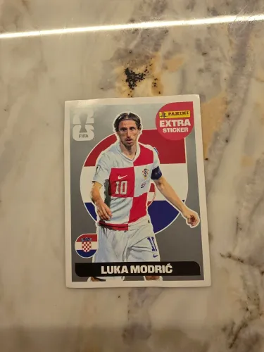 Figurinha Lendária Prata Legend Copa Do Mundo 2026,Luka Modric