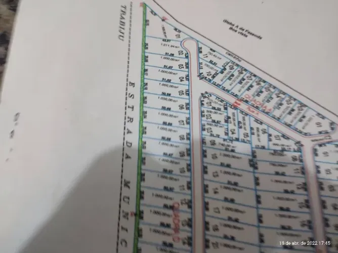 Terreno quitado em Trabiju 750m²