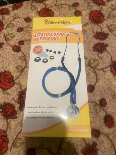 Estetoscópio Rappaport com kit acessório incluso nunca usado novo