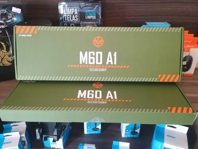 Teclado Gamer TGT M60 A1, Rainbow, ABNT2, Branco, TGT-M60A1-RBW01