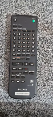Controle remoto Sony para md RM-D7m