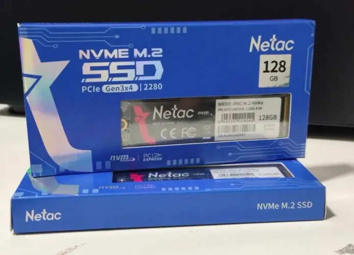 SSD NVMe 128gb lacrado