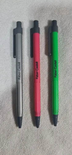 3 lapiseiras Poly Faber-Castell - Anos 1980