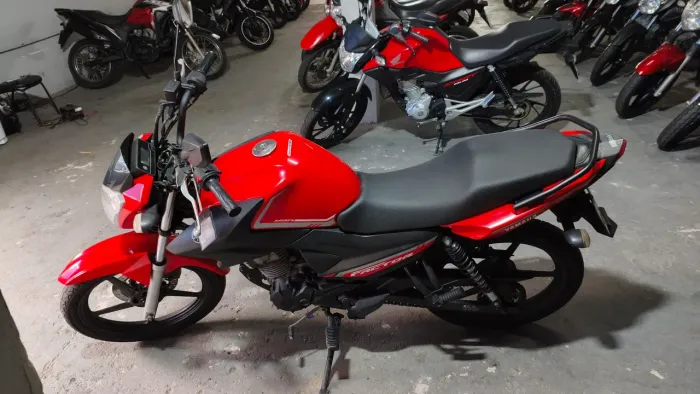 YAMAHA FACTOR 150 VERMELHA 2024 Shalon veículos Cariacica 