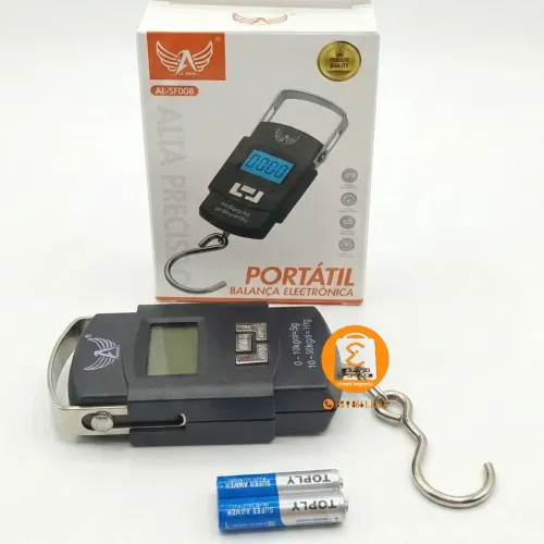 Balança para Malas, Bagagem com Gancho PESO ATÉ 50KG, Portátil Digital