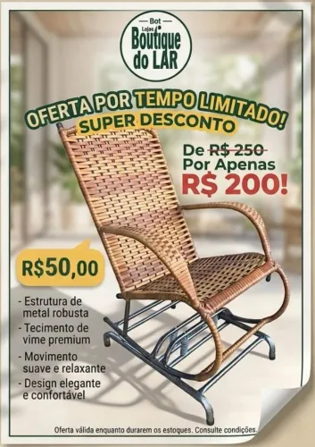 Cadeira de balanço 