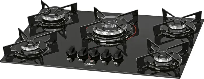 Cooktop Fischer à Gás 5 Bocas Tripla Chama
