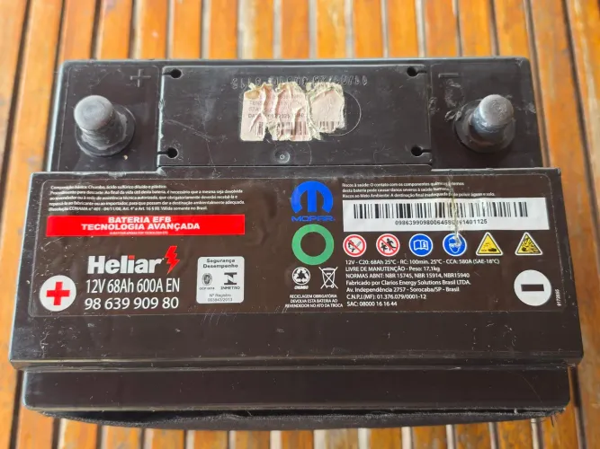 Bateria heliar start stop 68ah
