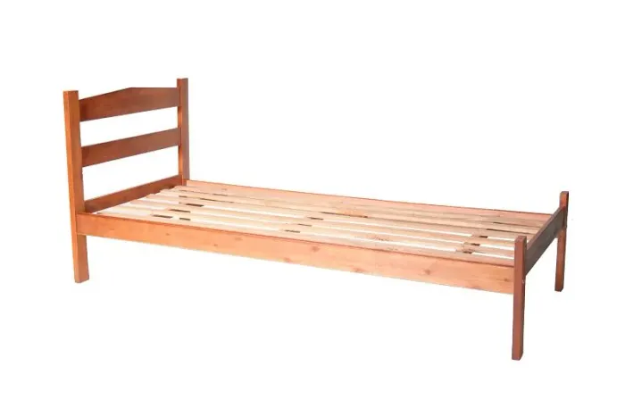 Vendo cama de solteiro madeira