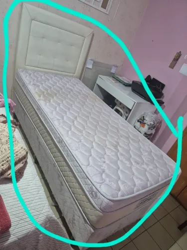 CAMA BOX GAZIN COM ESPELHO