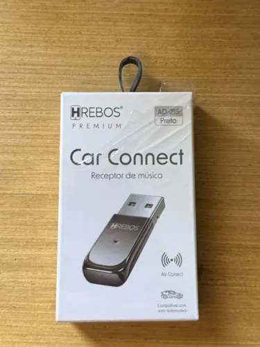 Receptor Bluetooth USB Hrebos para Som Automotivo