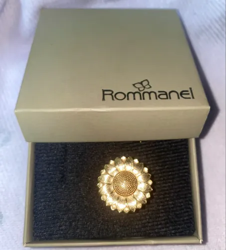 Anel girassol Rommanel