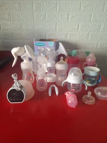 Itens para bebê, bombas extratoras, mamadeiras avent, copos nuk, chupeta avent nova, 