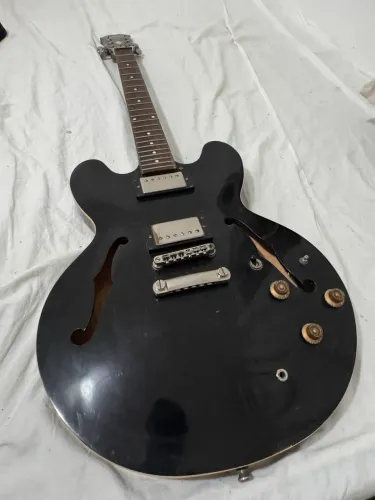 Guitarra Epiphone Semi-Acústica (Estilo ES-335) - Para Restauração / Projeto Luthier