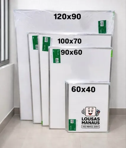 Lousa brancas , temos em diversos tamanhos disponíveis 