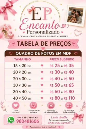 Quadros em MDF
