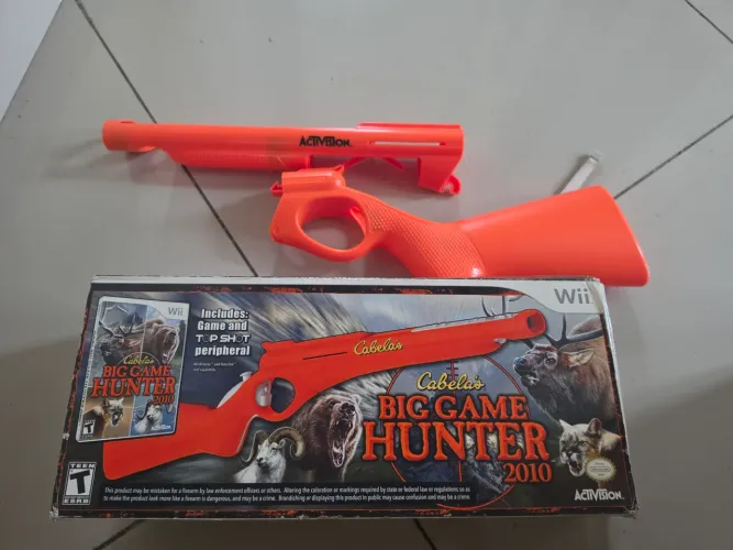 Cabelas Big Game Hunter 2010 Arma Top Shot Nintendo Wii