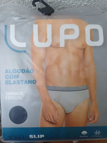 LIQUIDAÇÃO! Kit 4 Cuecas Slip Lupo XXG Pretas - NOVAS - Preço de Desapego!