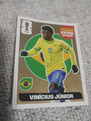 Figurinha legend Vini Jr copa do mundo