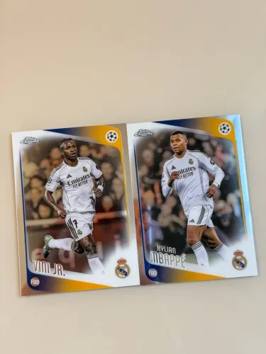 card topps chrome vini jr e mbappe
