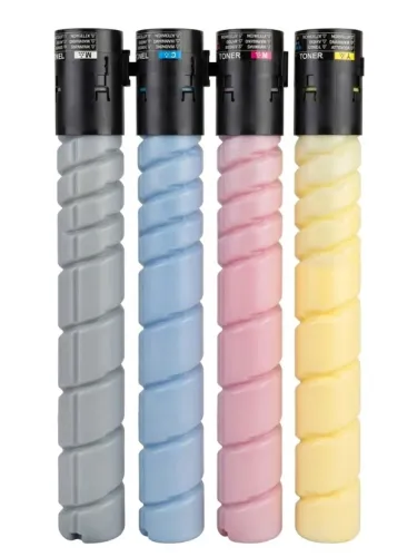Kit Toner Completo Konica C258 C308 C368, C/ Ferrite, Alto rendimento