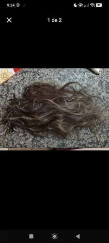 CABELO HUMANO MORENA ILUMINADA