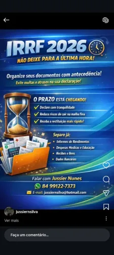 Declaração de Imposto de Renda 2026 - Rápido, Seguro e Sem Erros