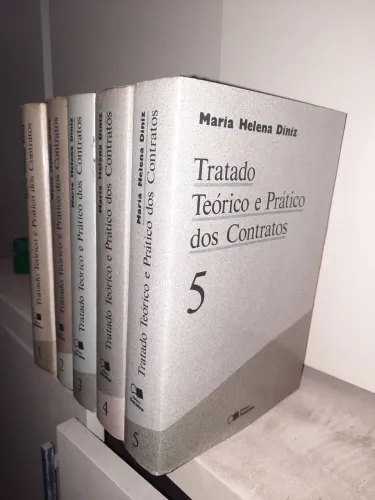 Coleção completa capa dura "Tratado Teórico e Prático dos Contratos" **leia a descrição**