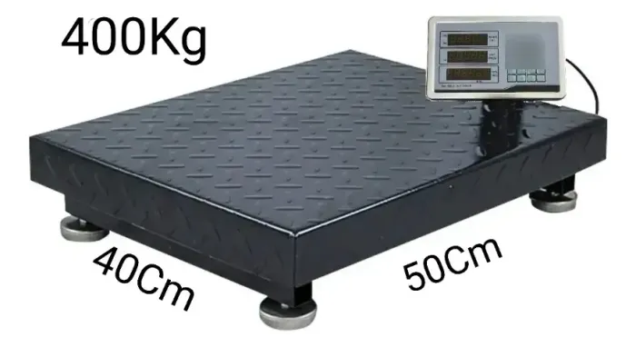Balança Plataforma 400kg S/haste Coluna Bivolt Bateria Nova 40xx50