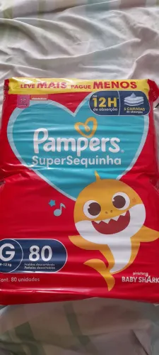 Fralda tamanho G troco por tamanho M