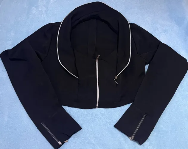 Jaqueta,tecido crepe, veste M