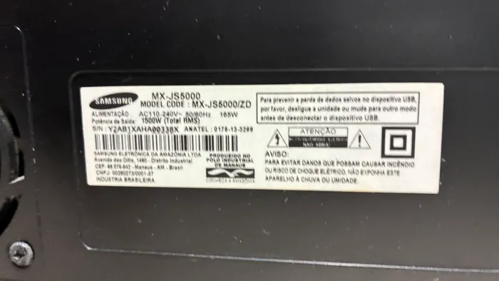 Mini System Samsung MX-JS5000 