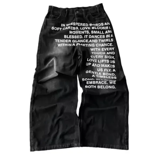 Calça y2K Calça larga Calça Baggy