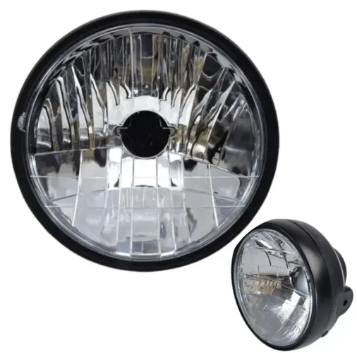Farol Da Moto Cg 150 Titan Fan 2004 2005 2006 2007 2008 Aro Preto
