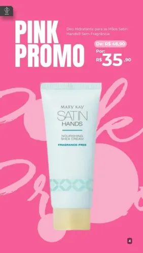 Hidratante para mãos Satin Hands