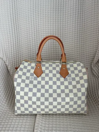 Bolsa Louis Vuitton Speedy Bandoulière 30 Damier azul