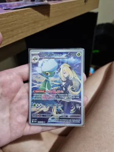 Card Pokémon Roserade da Cíntia