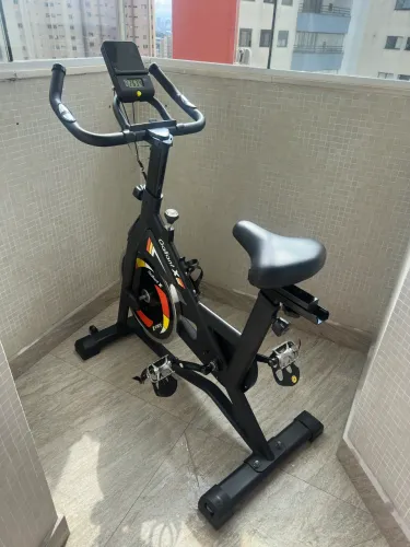 Bicicleta Ergométrica Spinning Gallant Elite X Mecânica Ate 110kg Roda de Inercia 8kg 