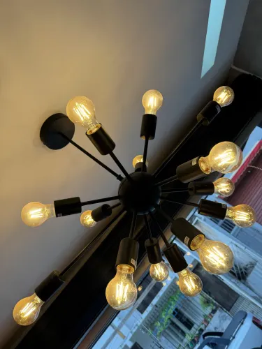 Lustre pendente átomo 
