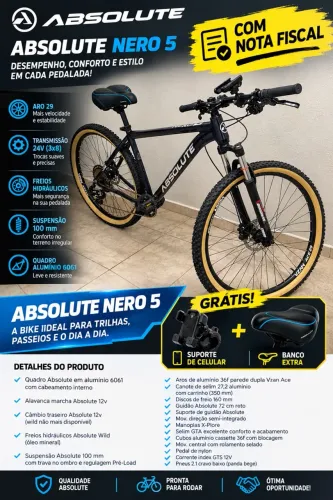 MTB Bike aro 29 Absolute