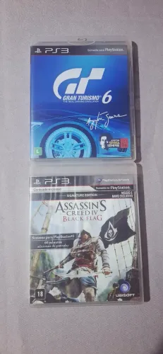 Jogos PS3 Gran Turismo 6 + Assassins Creed Black Flag