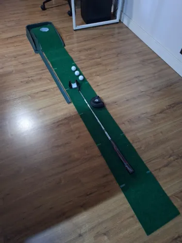 Kit de treino putter + taco putter Fazer XR2 + 3 bolas - TUDO NOVO.