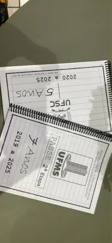 Vendo apostilas UFSC e PASSE UFMS 2a etapa