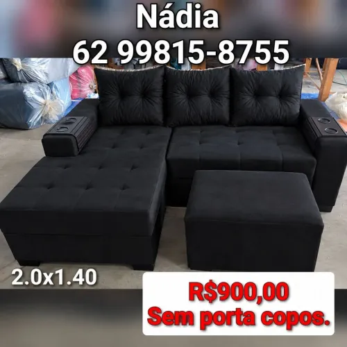 SOFÁ SOFÁ SOFÁ ___ PRETO