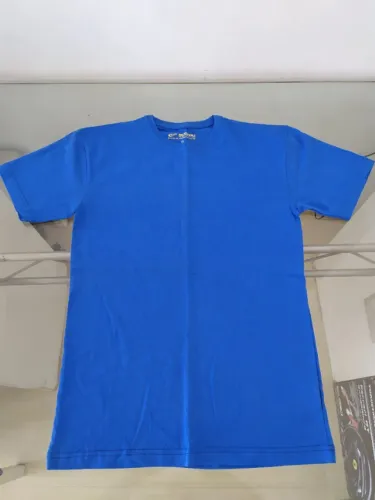 * Camiseta lisa azul Subaru, original - Tamanho Pequeno - 100% algodão *