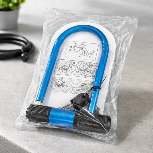 Cadeado para bike/moto anti furto 20cm
