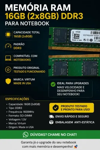 Memória ram 16